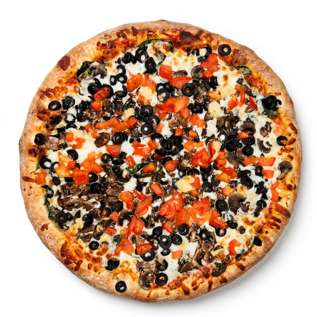 Veggie Combo Pizza.