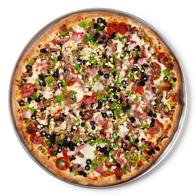 Zorba The Greek Pizza.