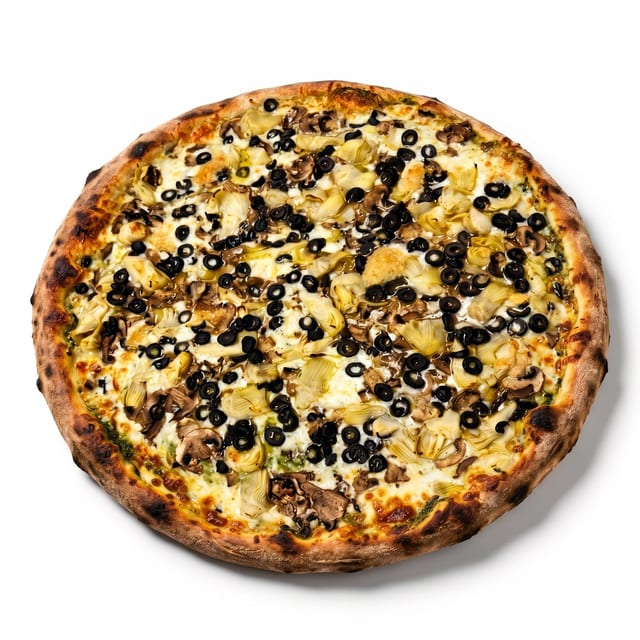 Veggie Deluxe Pizza.