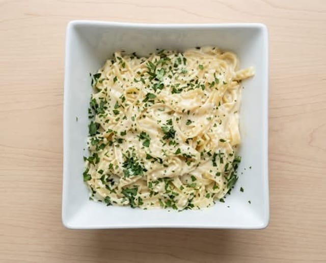 Fettuccine Alfredo.
